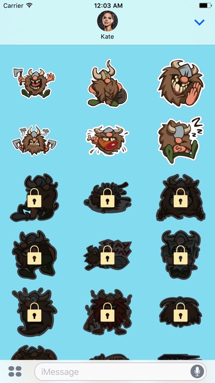 Funny Barbarian Stickers