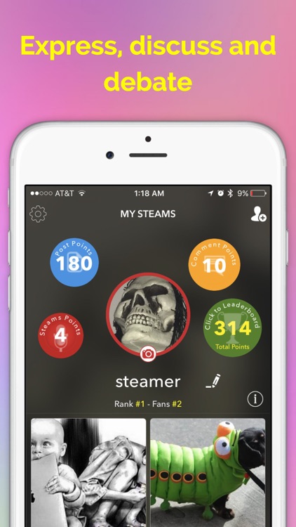 Steams - anonymous chat, share, date, video, text screenshot-3