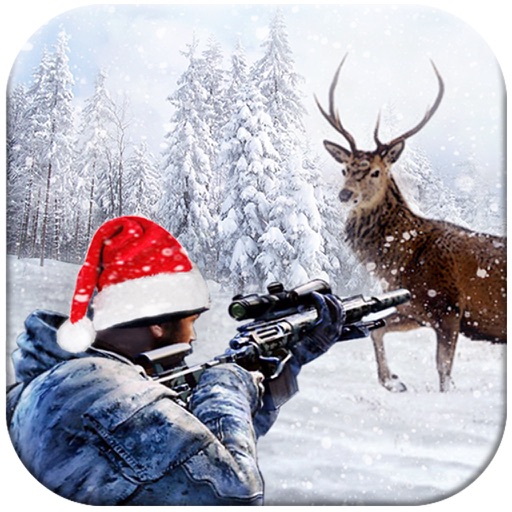 Deer Hunting Christmas Hunter: Stag Sniper Hunting Icon