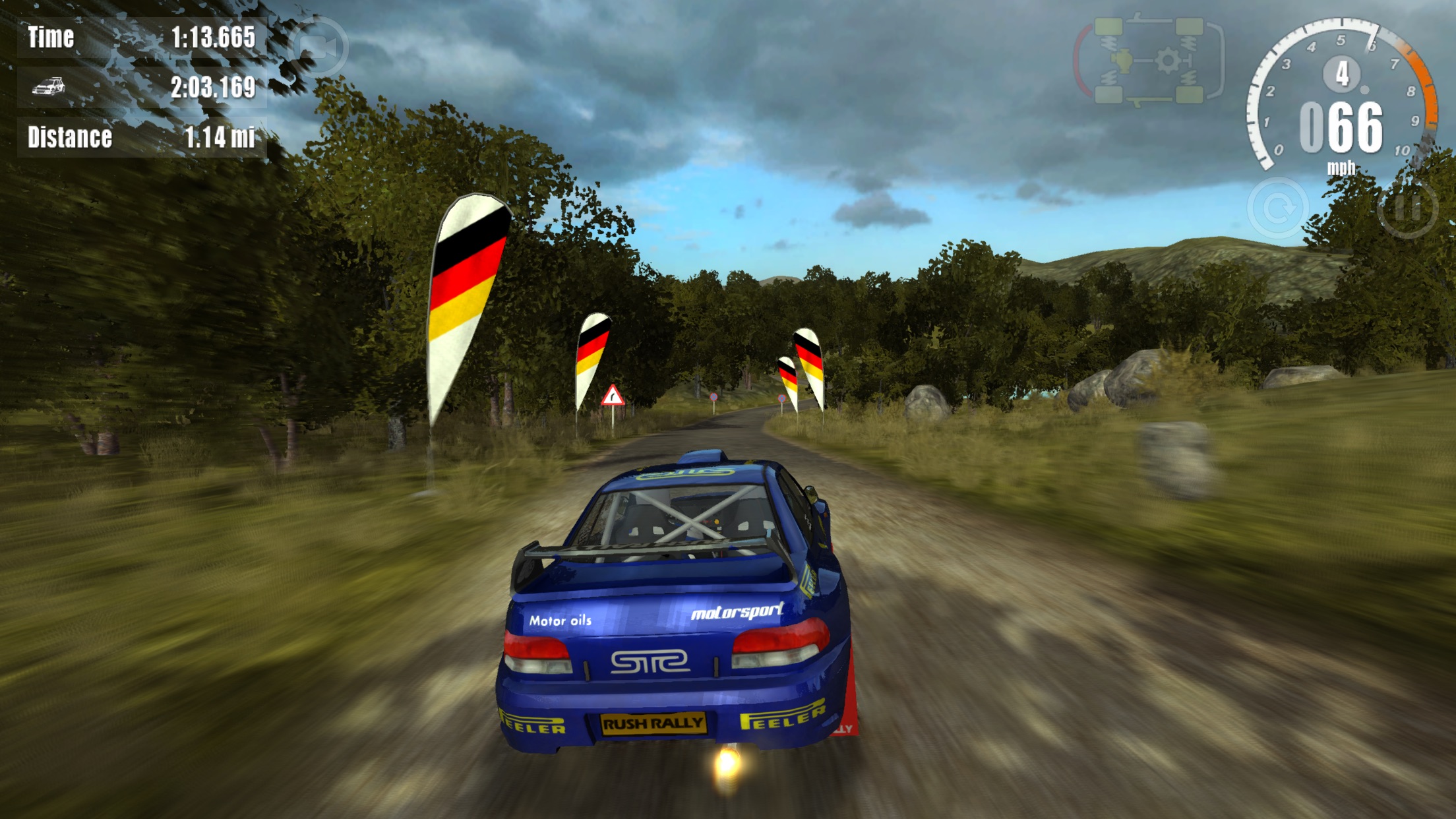 Screenshot do app Rush Rally 3