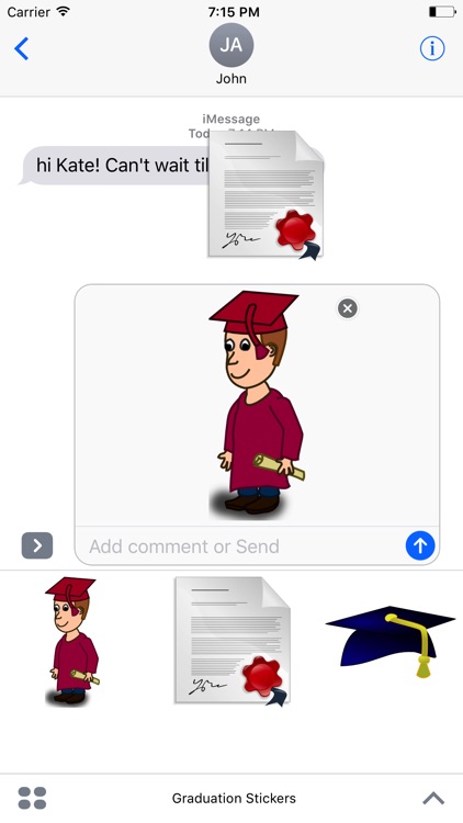 GRAD STICKERS