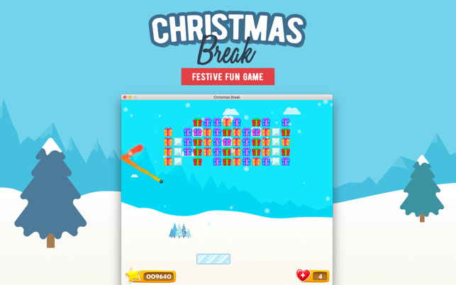 Christmas Break - Breakout Game