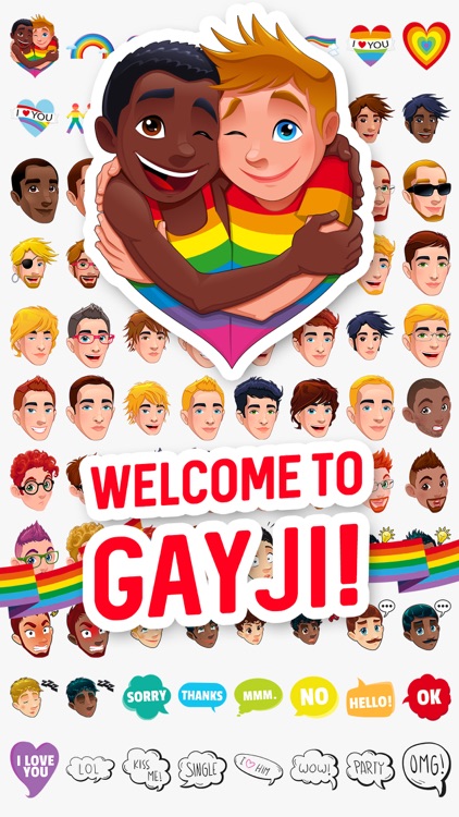 GAYJI - Gay Pride LGBT Emoji for iMessage