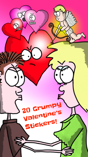 Grumpy Valentine's Stickers(圖2)-速報App