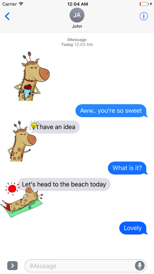 Mr Giraffe Animated Stickers(圖3)-速報App