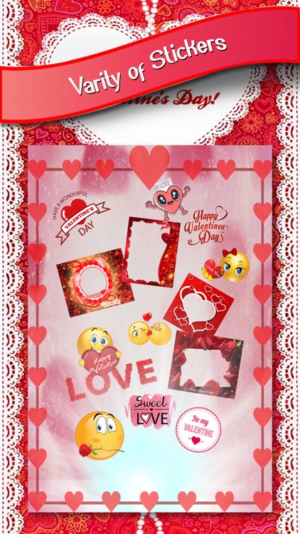 Valentine's Day Fotoshop- Photobooth Heart Effects screenshot-3