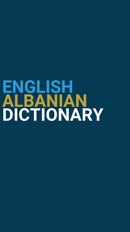 English : Albanian Dictionary