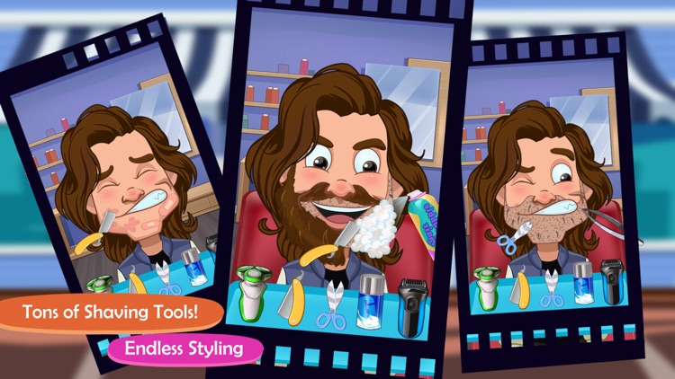Kids Celebrity Hair Shave - Salon Games screenshot-0