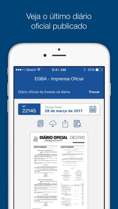How to cancel & delete EGBA - Imprensa Oficial from iphone & ipad 1