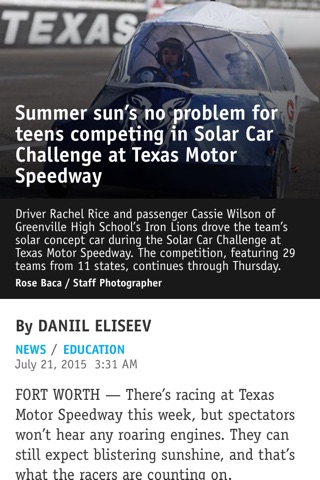 The Dallas Morning News App screenshot 2