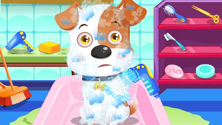 Pet Dog Care-puppy doctor game