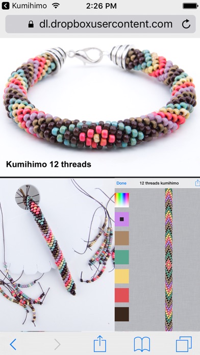 How to cancel & delete Kumihimo bead designer from iphone & ipad 4