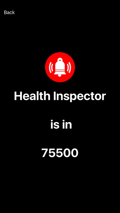 Where's the health inspector?