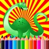 Dinosaur Coloring Book Pages For Kids Toddler Free