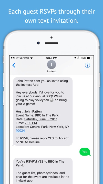 Invitext - Invitations By Text Message