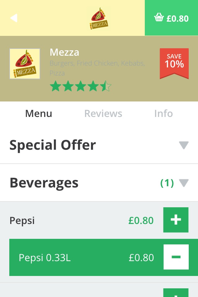 Mezza Pizza screenshot 4