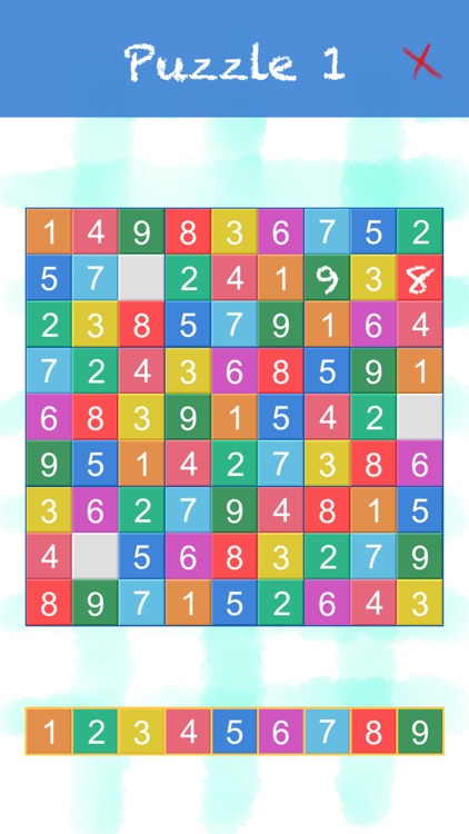 Sudoku Color - Classic Number Jigsaw