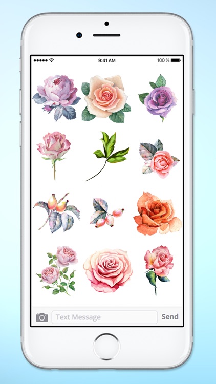 Send Roses Rose Stickers for iMessage screenshot-3