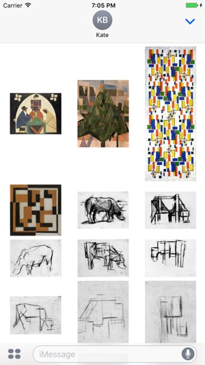 Theo Van Doesburg Artworks Stickers(圖4)-速報App