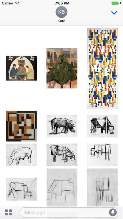 Theo Van Doesburg Artworks Stickers screenshot-3