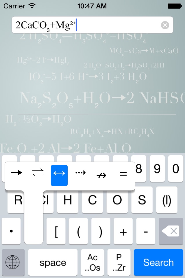 Chemistry Keyboard screenshot 2