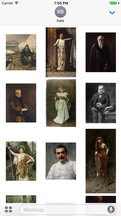 John Collier Artworks Stickers