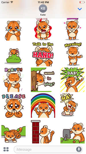 Little TIGEr Animated Stickers(圖2)-速報App