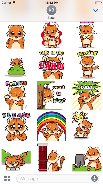 Little TIGEr Animated Stickers