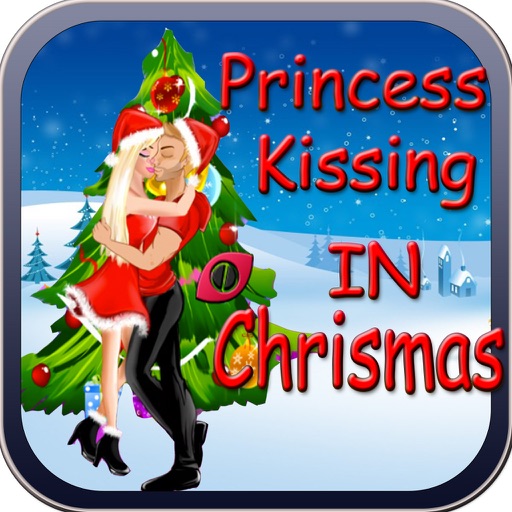Princess Kissing in Christmas Festival Icon