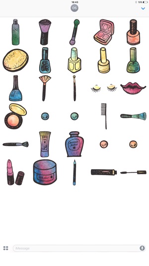 Cosmetic Beauty Watercolor Stickers(圖2)-速報App