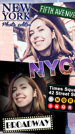New York photo editor – NYC stickers and