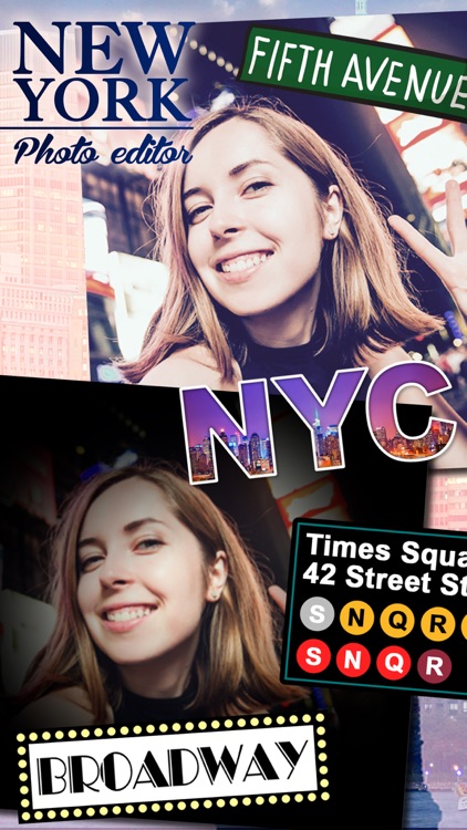 New York photo editor – NYC stickers and effects