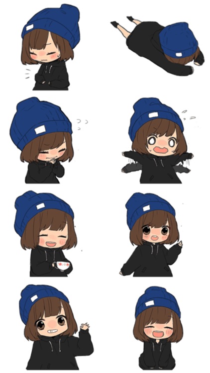 Very Cute Little Girl Stickers screenshot-4