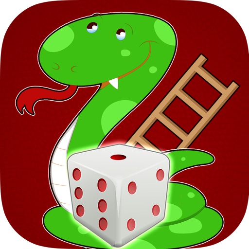 Flashy Snake And Ladders Game Two Player Classic Icon
