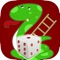 Flashy Snake And Ladders Game Two Player Classic