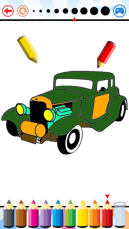 Car Coloring Book - Vehicle drawing for Kids