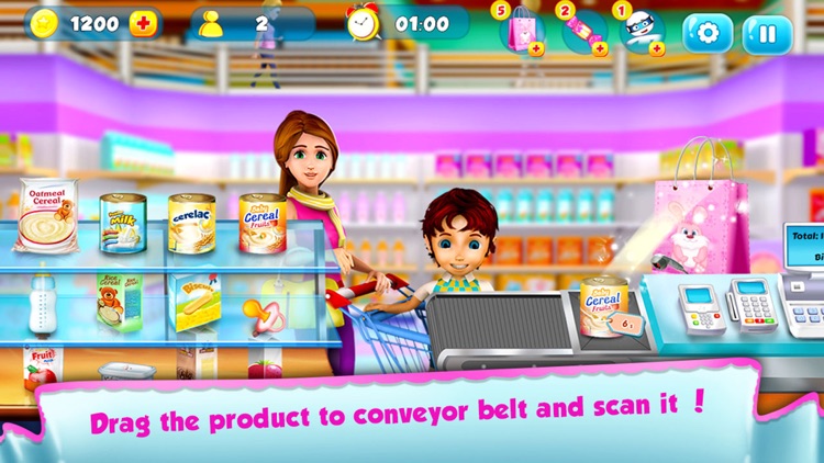 Baby Supermarket Manager - Time Management Game