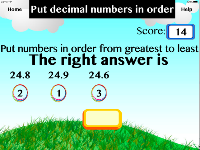 Put decimal numbers in order(圖2)-速報App