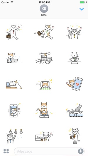 Theodore The Talking Cat English Stickers(圖2)-速報App