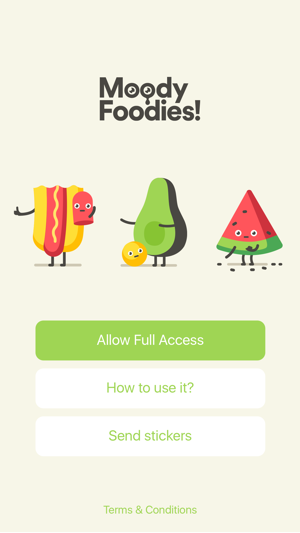 Moody Foodies Moji(圖5)-速報App