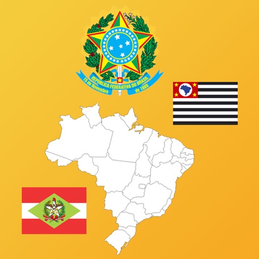 Brazil State Maps, Flags, Info iOS App