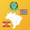 Brazil State Maps, Flags, Info