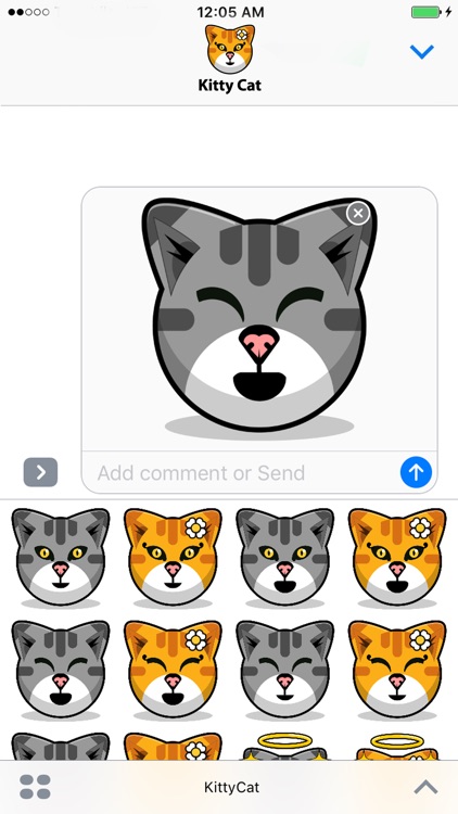 Kitty Cat Stickers - Feline Emoji Meme screenshot-3