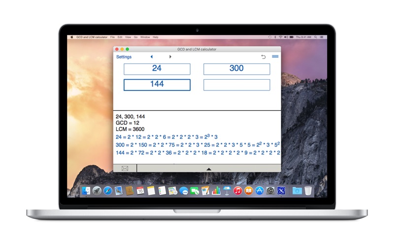 GCD and LCM calculator thumbnail 3