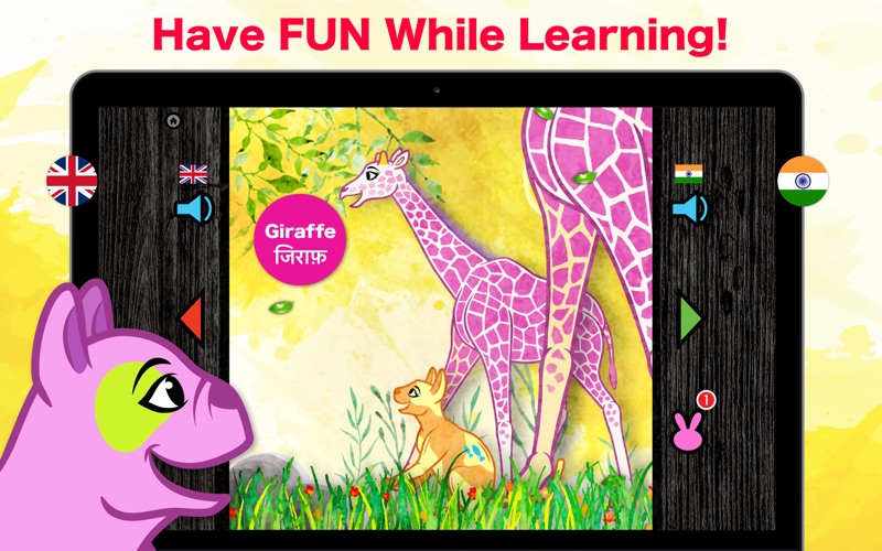 Learn Hindi &amp; English - Toddler &amp; Kids Animals thumbnail 3