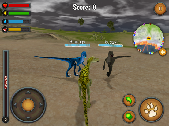 Raptor World Multiplayer на iPad