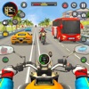 Highway Traffic Bike Games 3D