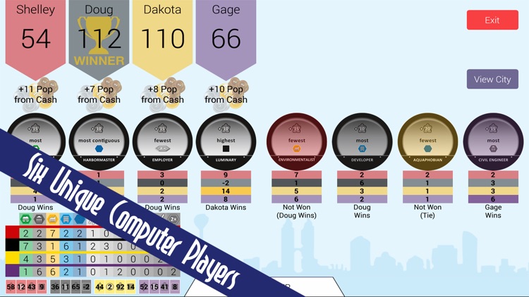 SUBURBIA City Building Board Game