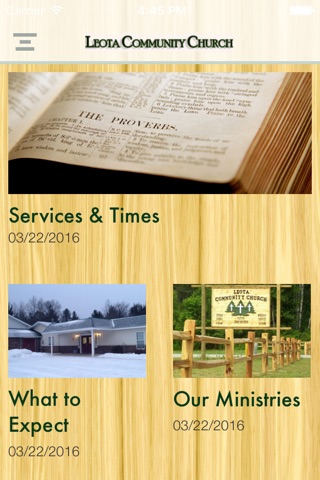 Leota Community Church screenshot 2