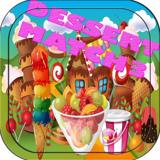 Dessert Match3 Games - matching pictures for kids Icon